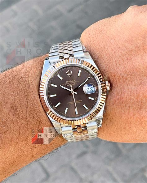 rolex chocolate datejust opinion|rolex datejust 41 price.